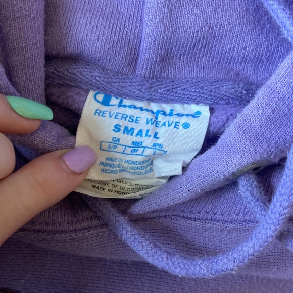 Purple champion sweatshirt - Picture 3 of 4